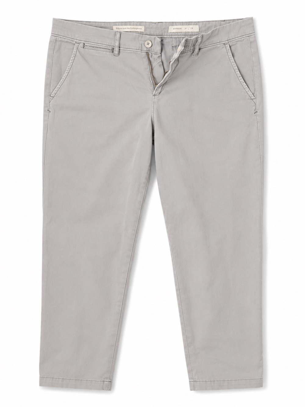 Anthropologie pilcro Light Gray Women's Chino Pants relaxed fit “hyphen” style